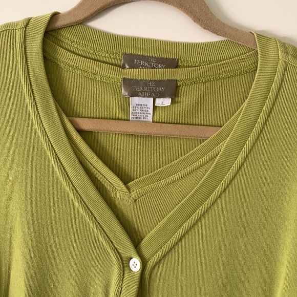 The Territory Ahead Duet: short-sleeve T & Buttoned long sleeve cover. - Picture 2 of 9